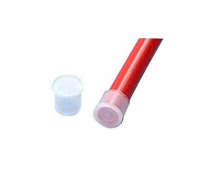 10mm OD Clear DISCRETE END CAP PK10